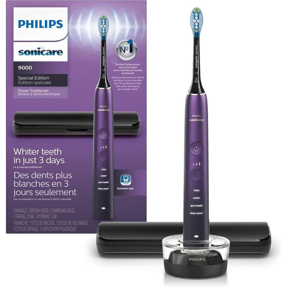 Bàn Chải Điện PHILIPS Sonicare DiamondClean HX9911/74,Công Nghệ Sóng Âm,Kết  Nối App,