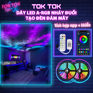  Đèn Led Trang Trí ARGB Đèn Mây Đám Mây Sấm Chớp. Hiệu Ứng Màu Sắc Chuyển Động Sóng Nhạc Cảm Biến Âm Thanh Trực Tiếp 