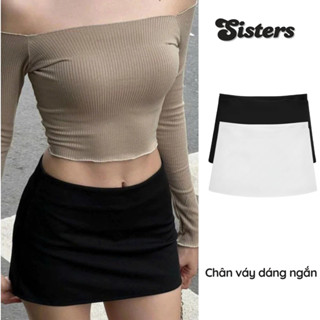 Chân Váy Trơn Basic Phong Cách Y2K Dễ Phối NH190 Chân Váy Chữ A Basic Dáng Ngắn Có Quần Trong