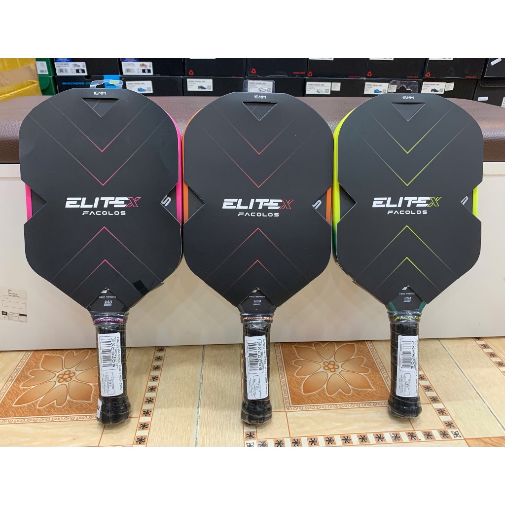 Vợt Pickleball Facolos Elite X 16mm [HÀNG CHÍNH HÃNG]