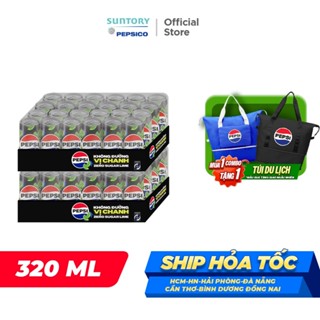 Combo 2 Thùng 24 Lon Pepsi Vị Chanh Không Calo (320ml/lon)