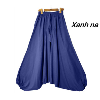 Quần Ống Rộng Harem Lanh Cao Cấp - Cập Nhật Màu Mới Liên Tục | Free Size 50-80kg Giá Sốc