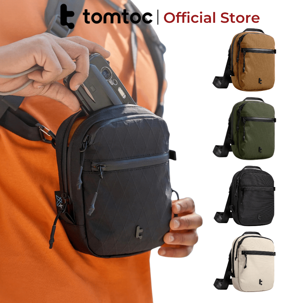 Túi đeo chéo Tomtoc Aviator-T37 chính hãng, nhỏ gọn, chống nước, nhiều ngăn, bảo hành 12 tháng | BigBuy360 - bigbuy360.vn