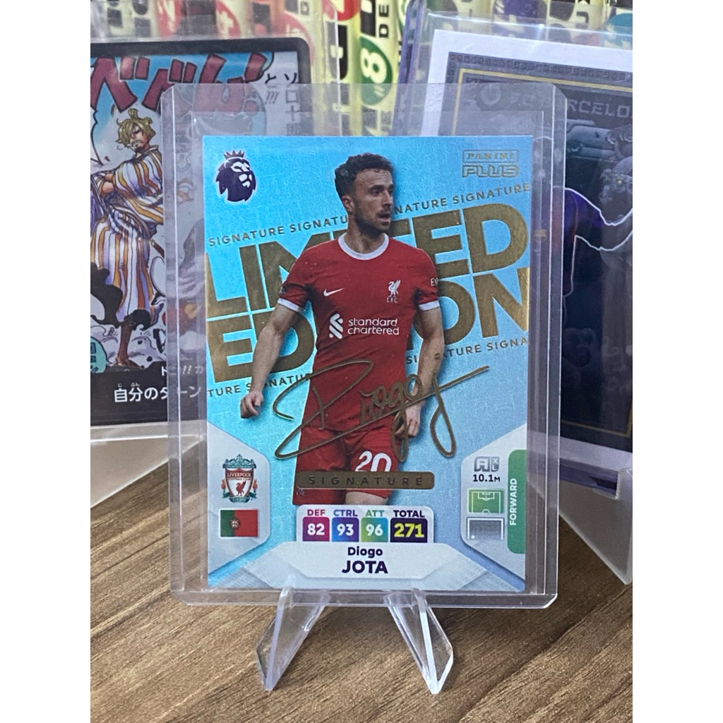 [HIẾM]Thẻ Cầu Thủ Diogo Jota Giới Hạn Panini Andrenalyn Plus Premier League 24 Liverpool SIGNATURE S