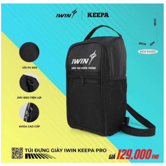 Balo Thể Thao, Túi Đựng Giày – iWin Keepa Pro