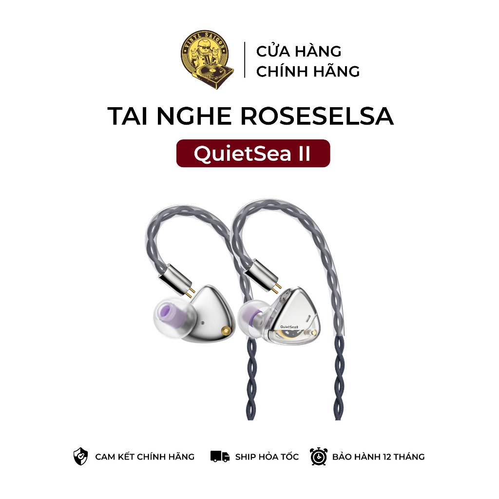 Tai nghe Roseselsa QuietSea II inear headphone - Bảo hành 12 tháng