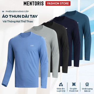  Áo Giữ Nhiệt nam dài tay Mentoris Chất Liệu Heattech Cao Cấp Co Giãn 4 Chiều Thoải Mái MDT02 