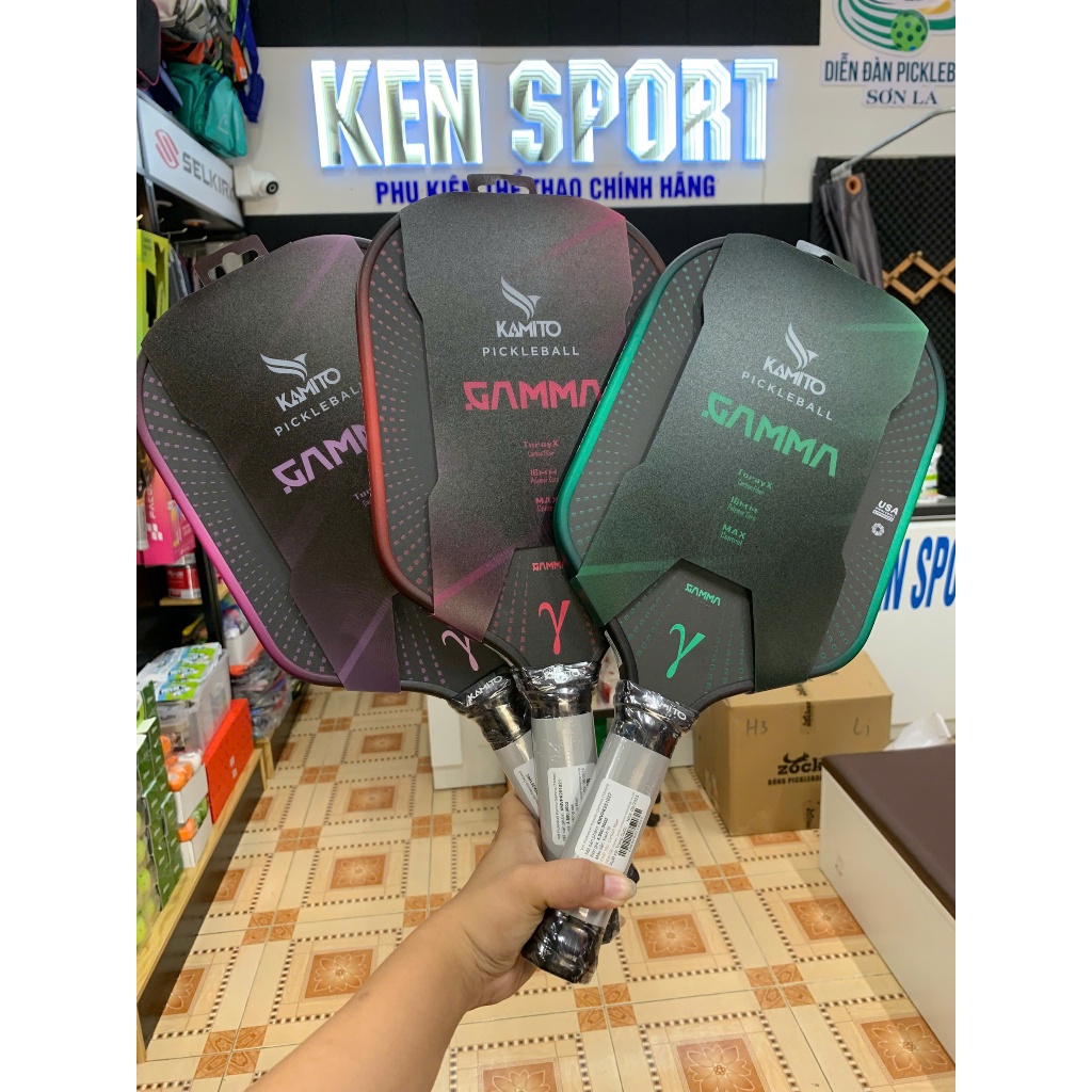 Vợt Pickleball Kamito Gamma 16mm [HÀNG CHÍNH HÃNG]