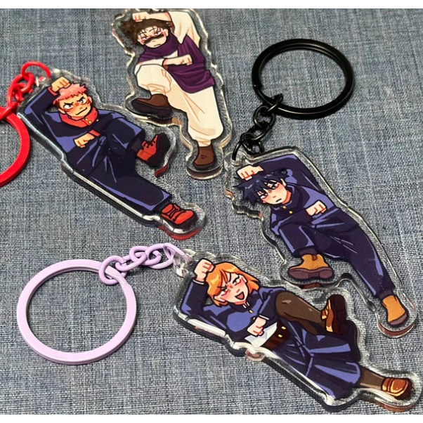 LOST IN PARADISE acryllic keychain / yuji, megumi, nobara, choso / no restock :(