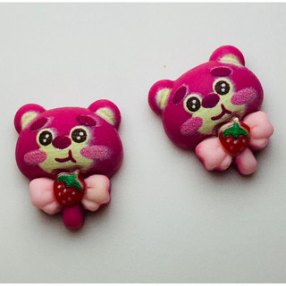combo 5 charm gấu hồng N14