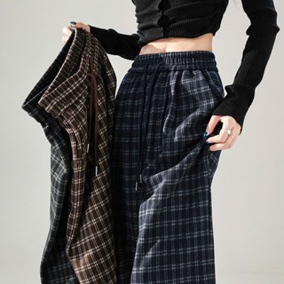 [888]  Quần kẻ caro chất umi dạ co giãn dễ mặc, cá tính, quần nữ, quần cho bé, Women Kids 19-50KG