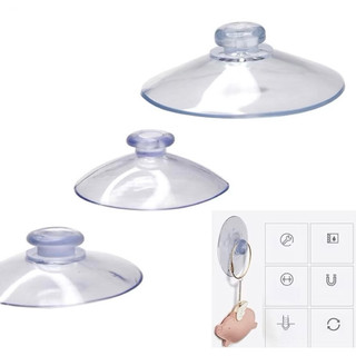 Set 10 Núm nhựa hít chân không, miếng hít quây cũi nhiều kích thước loại dày chắc chắn