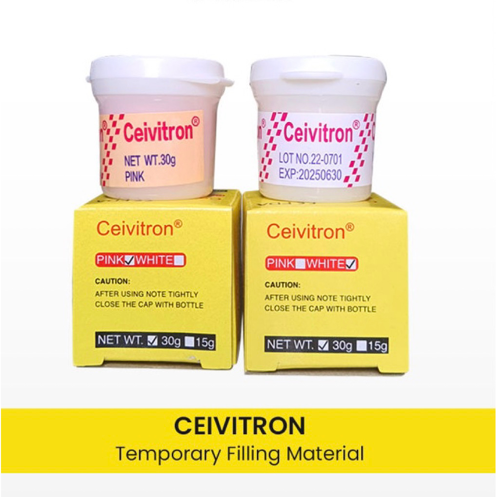 [ CHÍNH HÃNG ] Chất hàn tạm Ceivitron 30g,vật liệu răng miệng hàn tạm răng
