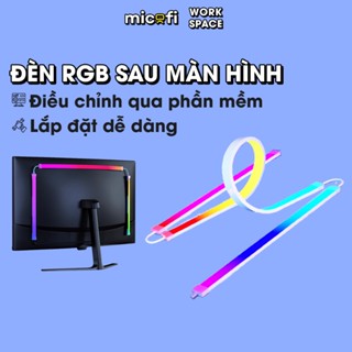 Đèn Led Màn Hình Dây Đèn Led Micofi Pc Máy Tính Rgb Mở Rộng Cong Sau Màn Hình 27 Inch Cảm Ứng Theo Nhạc 24 32 Inch Viền