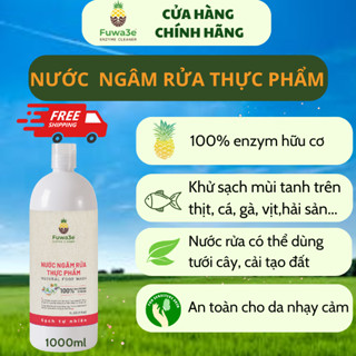 [MUA 1 TẶNG 1] Nước Ngâm Rửa Thực Phẩm FUWA3E Lên Men Sinh Học Từ Vỏ Dứa - Loại Bỏ Vi Khuẩn, Tồn Dư Hóa Chất Trên Rau Củ