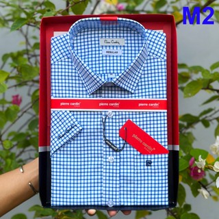 Áo Sơ Mi Nam Pie Car, Sơ Mi Kẻ Caro Nhỏ, Sơ Mi Nam Mẫu Hàn Quốc M2