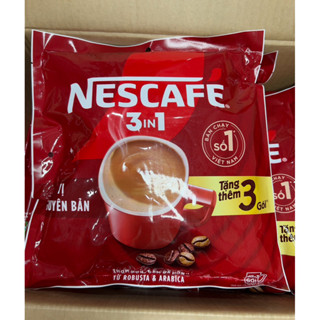 Nestlé VN Cà Phê Hòa Tạn NESCAFE 3IN1 Công thức cải tiến - VỊ NGUYÊN BÁN (Bịch 24gói x 16g)