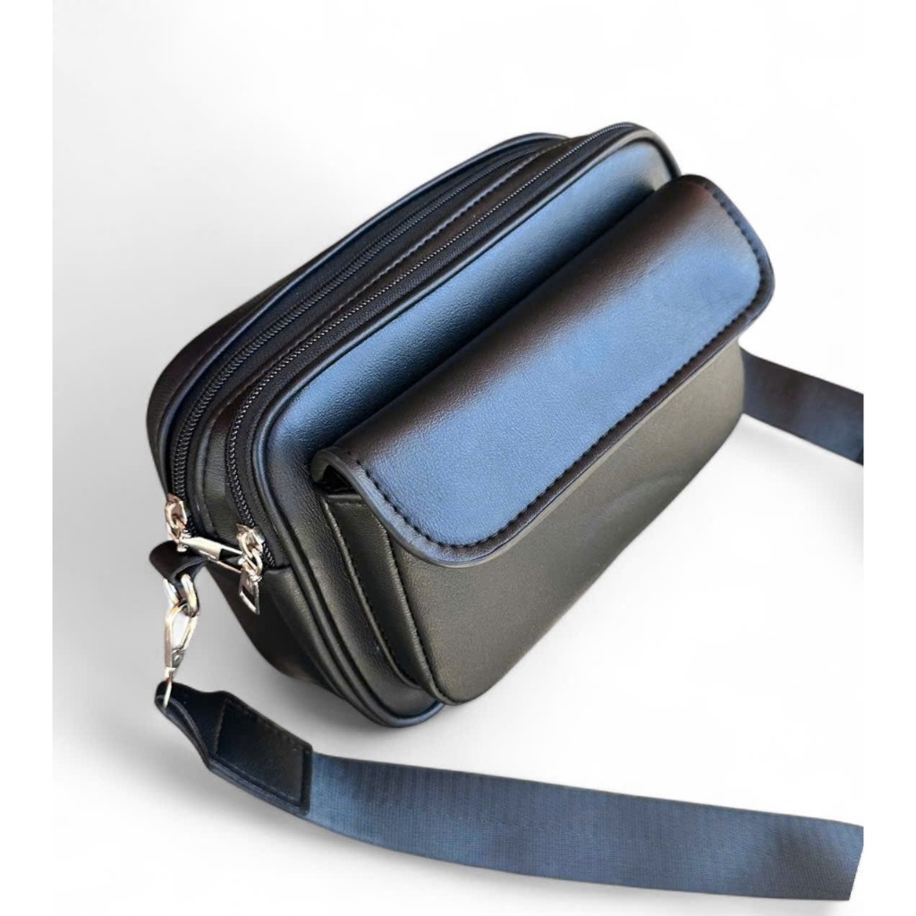 Túi Da Thời Trang Nam Nữ Cao Cấp 3 Ngăn Siêu Hot BN242