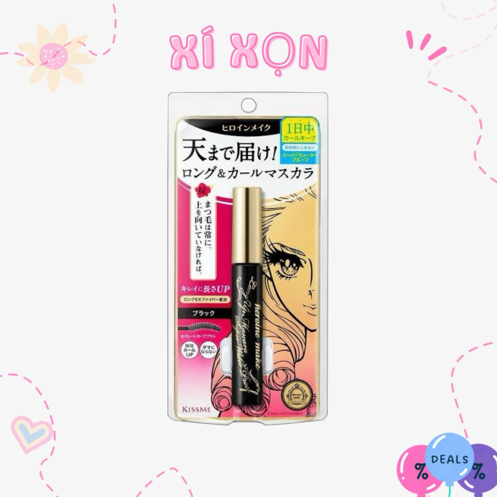 Chuốt mi chống nước Kiss Me Mascara Super WaterProof