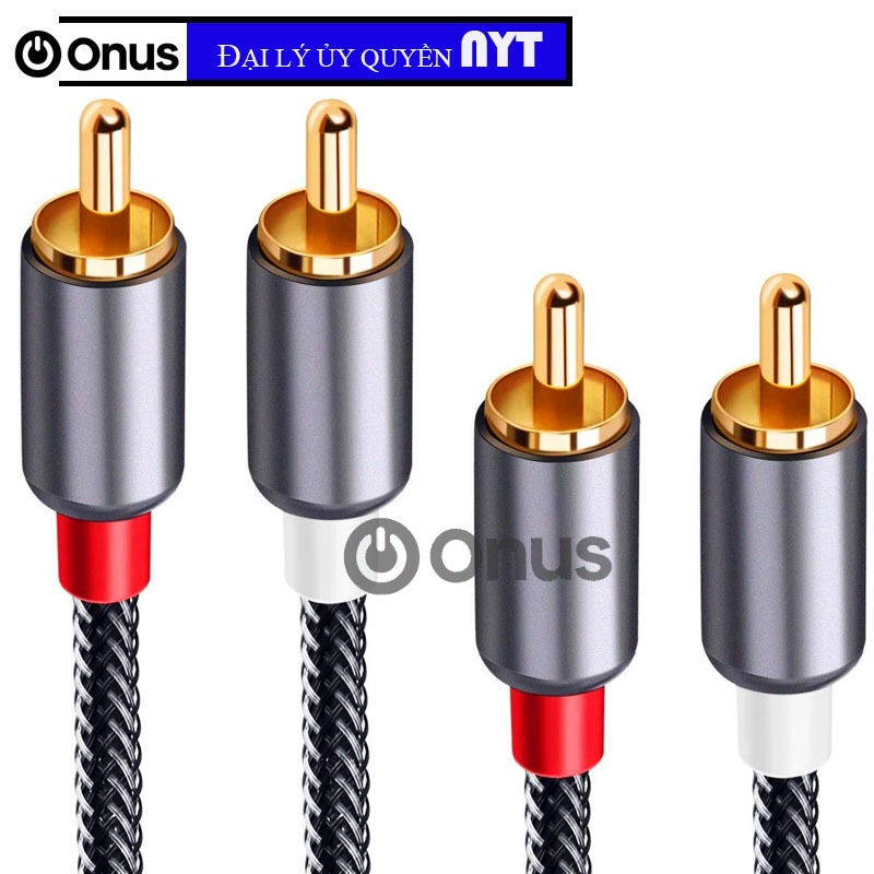 Cáp AV 2RCA Sang 2RCA Hifi Audio Cao Cấp - ONUS