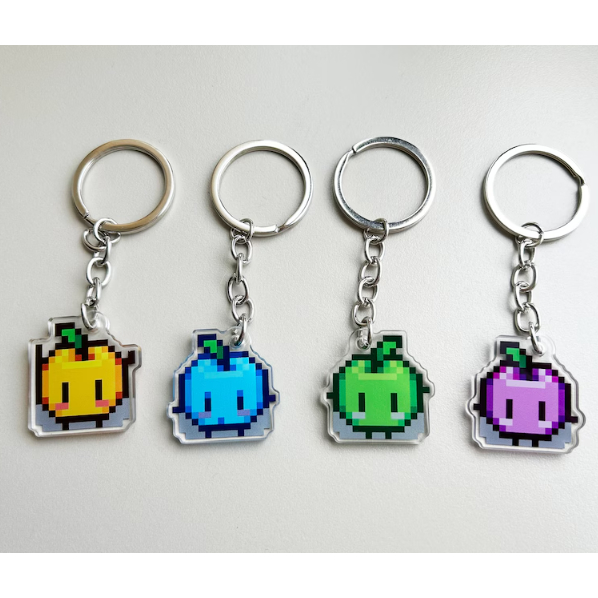 Stardew Valley Junimo Keychain, Gift for Stardew Valley Fans