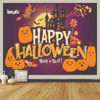  Tranh vải decor Halloween Thảm treo tường Hallowen Decor tiệc Hallloween tiệc ngoài trời 