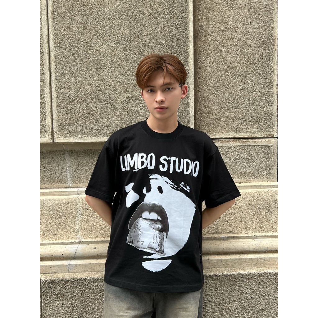 Áo thun “MONEY MOUTH” Form Oversize Unisex Cotton 250GSM LIMBO STUDIO