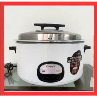  Nồi cơm điện công nghiệp lớn Ecosun BM-ER2800 - 14 L to chống dính  Nấu 8kg gạo  BH 12T 