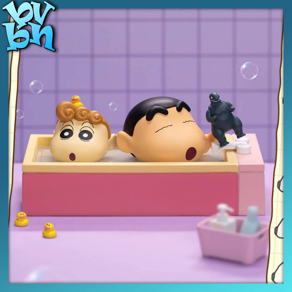 Hộp mù ngẫu nhiên Blindbox Crayon Shinchan Life In Kasukabe 52TOYS ( Chính Hãng )