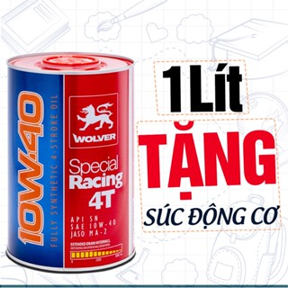  Nhớt Xe Máy Wolver Special Racing 10W40  Có Chiết Lẻ  100% Tổng Hợp Nhập Châu Âu 