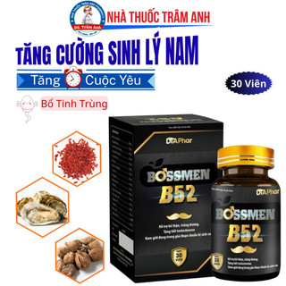  BOSMEN B52 DTA – Viên Uống Tăng Sinh Lý Nam Bổ Thận Tráng Dương Giảm Xuất Tinh Sớm Bổ Tinh Trùng 