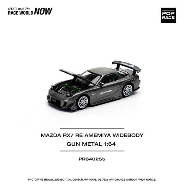 Xe mô hình Poprace Mazda Rx7 RE Amemiya - Tỉ lệ 1:64