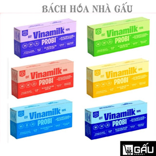  Thùng 50 Chai Sữa Chua Uống Men Sống Có Đường  Việt Quất Vinamilk Probi 65ml 