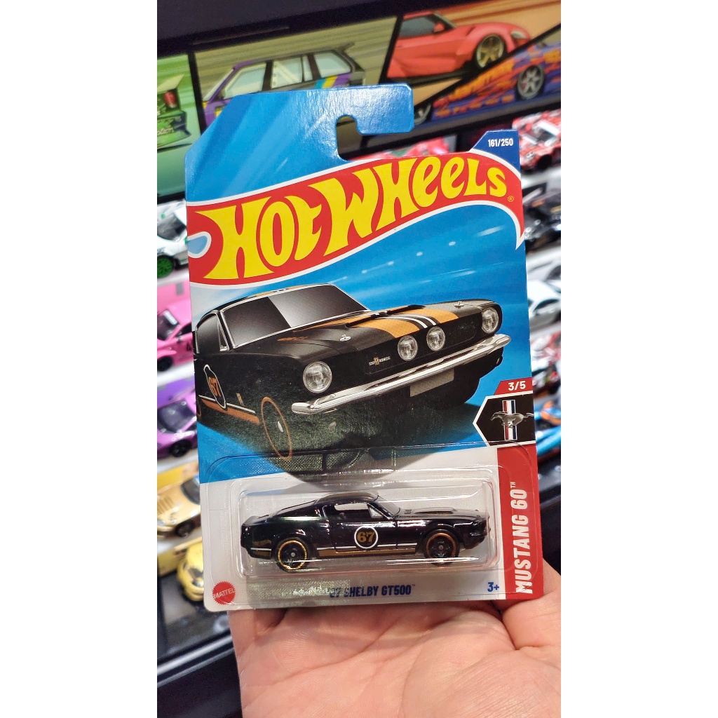Xe mô hình Hot Wheels 67 Shelby GT500 ( Đen )