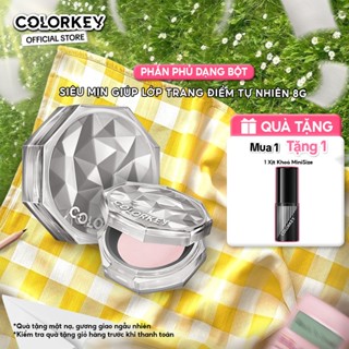 [LIVE] Phấn Phủ Dạng Bột COLORKEY Siêu Mịn Giúp Lớp Trang Điểm Tự Nhiên 8g