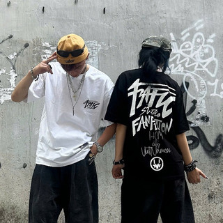  Áo thun cổ tròn dang rộng Fafic IN CHỮ signature áo thun local brand nam nữ unisex chất cotton cao cấp Fafic Studio 