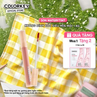[LIVE] Son COLORKEY Watery Tint Không Dính Cốc Siêu Mịn Môi Nhiều Màu Sắc Thời Thượng 1.8g