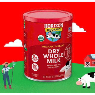  Mẫu mới date 2027 - Sữa Horizon Organic Whole Milk 870gr sữa Horizon Mỹ dạng bột 