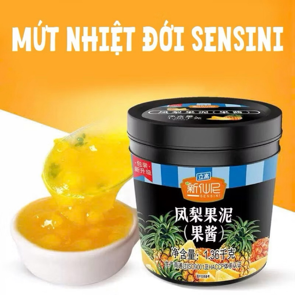 MỨT TRÁI CÂY NHIỆT ĐỚI SENSINI (HŨ 1,36KG)