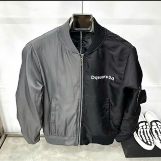Áo khoác gió bomber nam DQS 2 khóa trước và sau tách rời 2 nửa mẫu áo khoác gió mới nhất 2025, áo khoác gió boy phố