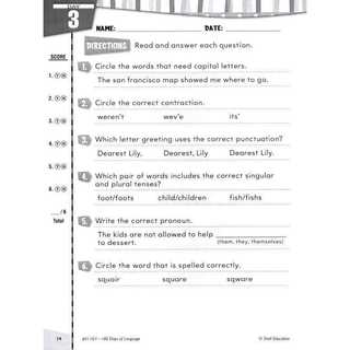 Sách - Combo Grade 2 - 180 days of...- 7q - Science, Language, Writing, Solving, Reading, Math, high frequency word