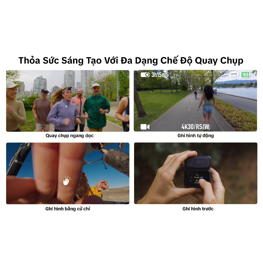 DJI Osmo Nano - Camera Hành Động - Siêu Gọn Nhẹ - Màn Hình OLED - Quay Video 4K/60fps - Sạc Nhanh | BigBuy360 - bigbuy360.vn