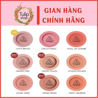  Phấn Má Hồng 3CE Mood Recipe Face Blush  Nude Peach- Mono Pink- Rose Beige- Full Off Charm  