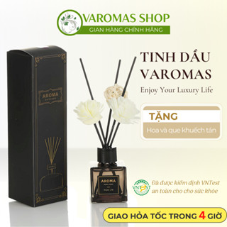 Lọ Khuếch Tán Tinh Dầu VaromaS Thơm Phòng Thiên Nhiên Bản Sang Trọng Tự Khuếch Tán Thanh Lọc Decor KT32 KT36 KT60 50ml