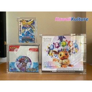 Magnetic Acrylic Case - Hộp nam châm bảo vệ và sưu tầm TCG Pokemon BOX Elite Trainer, Booster, Bundle, Build & Battle