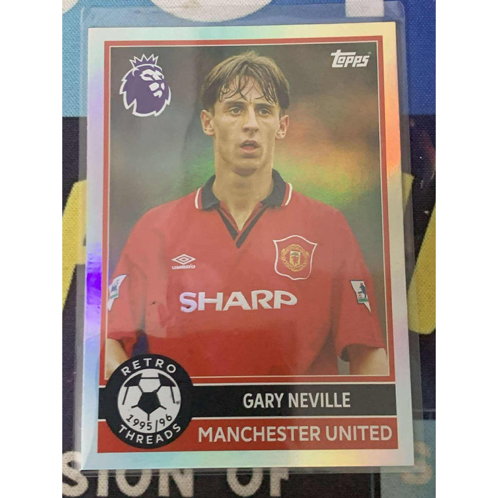 Thẻ bóng đá #M918 Gary Neville Manchetser United Retro Topps EPL 2024/25