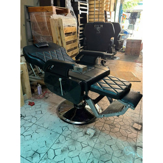 🌴Ghế cắt tóc nam Barber mâm inox🌴