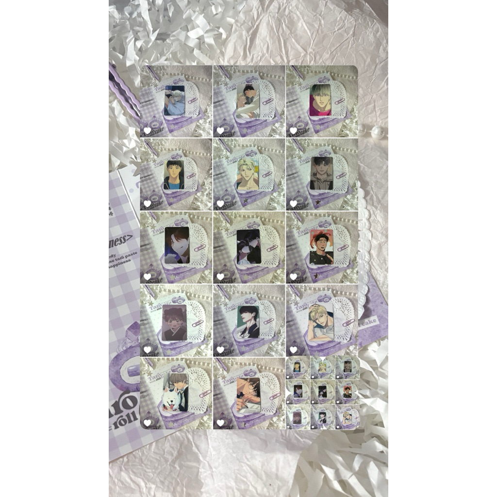 Tổng hợp Card Boylove - Manhwa - Hàng chính hãng