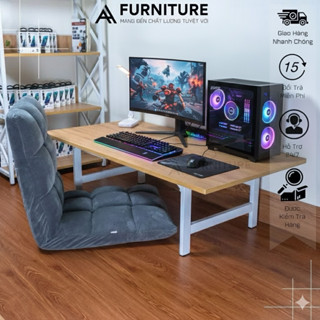 1 Bộ Bàn Ghế Ngồi Bệt Gấp Gọn Lắp Sẵn – Bàn Học Gỗ Ngồi Làm Việc & Ghế Tatami Cao Cấp | Nội Thất Anh Hoàng