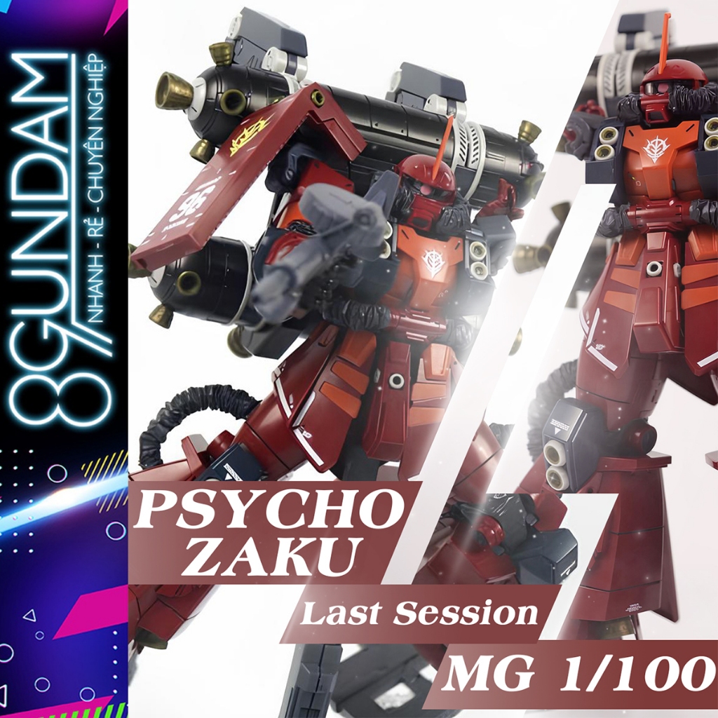[CÓ SẴN] Mô Hình Lắp Ráp ZG002 MG Psycho Zaku Ver Ka - Thunderbolt "𝐋𝐚𝐬𝐭 𝐒𝐞𝐬𝐬𝐢𝐨𝐧 𝐕𝐞𝐫." (tặng base và